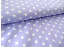 Baumwolle Sterne flieder